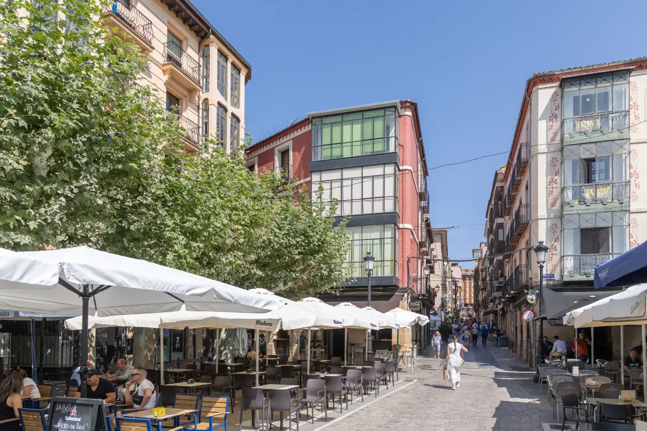 Calles del centro de Soria junto al apartamento